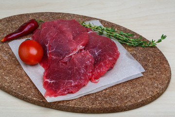 Raw beef
