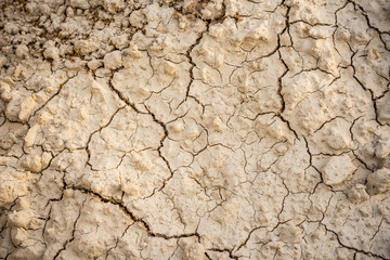Abstract background of cracked earth