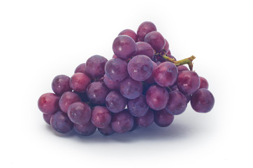Fototapeta premium red grape isolated on white