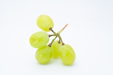 grapes Isolated on the white