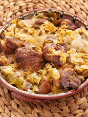 Pork with cabbage