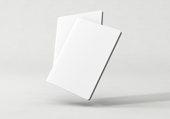 Notizbuch klein hochformat braun weiss