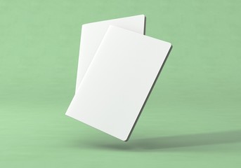 Notizbuch klein hochformat braun weiss