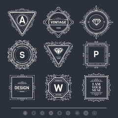 Monogram  template