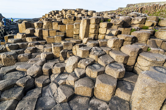 The Giants Causeway, County Antrim, Ulster, Northern Ireland 