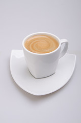 cup of coffee on background