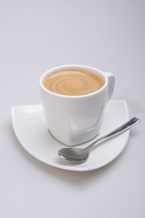 Fototapeta premium cup of coffee on background