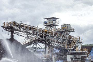 Bucket wheel excavator in Thailand.