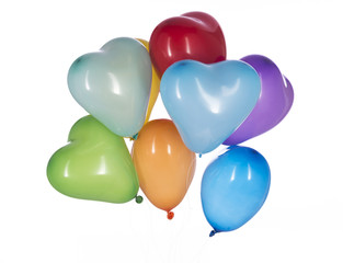 Colorful Balloons on White Background - 88322032