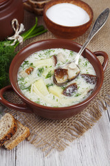 Mushroom soup