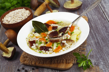 Mushroom soup