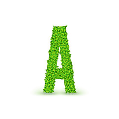 Green Leaves font A.