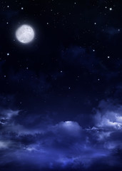 Plakat nightly sky