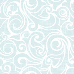 Seamless blue and white pattern. Vector illustration.