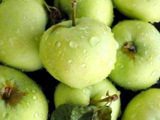 green apples