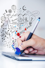 tavoletta grafica, grafica, arte, creativo, creatività