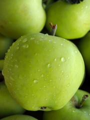 green apples