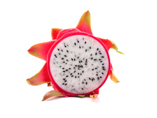 Dragon fruit isolated on white background