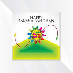 indian festival raksha bandhan concept vector 