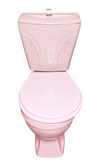 Pink Toilet Bowl