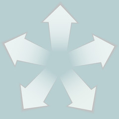 Arrows, infographics.