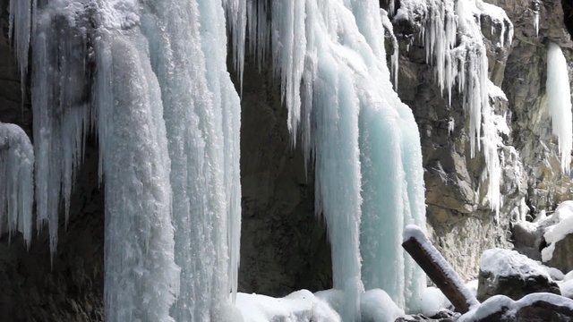 Garmisch-Partenkirchen, Partnachklamm in winter, Upper Bavaria, Germany
