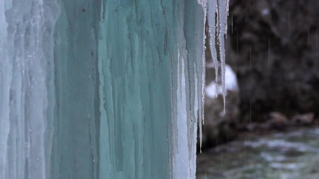 Garmisch-Partenkirchen, Partnachklamm in winter, Upper Bavaria, Germany