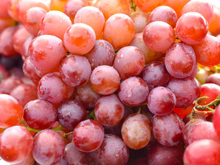 Red grapes