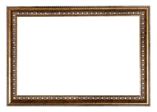 baroque style golden wooden picture frame