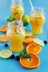 orange soft drink