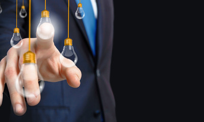 Concept of idea  or creativity