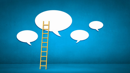 Conceptual image with ladder © Sergey Nivens