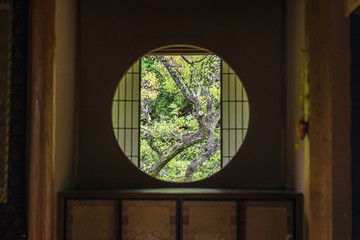 悟りの窓　京都　雲龍院