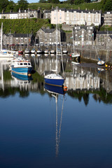 Fototapeta na wymiar Porthmadog Harbour. Porthmadog Harbour in Wales, United Kingdom.