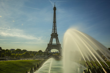  jets d'eau du trocadero Paris