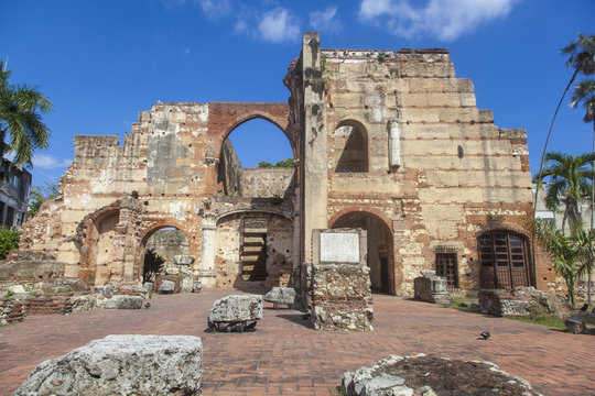 Ruinas del Hospital San Nicolas de Bari, Colonial Zone, Santa Domingo, Dominican Republic