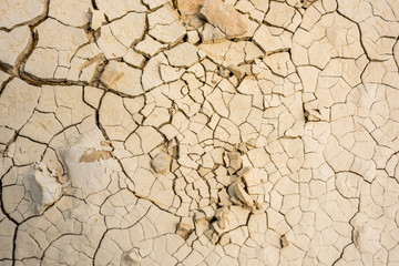 Abstract background of cracked earth