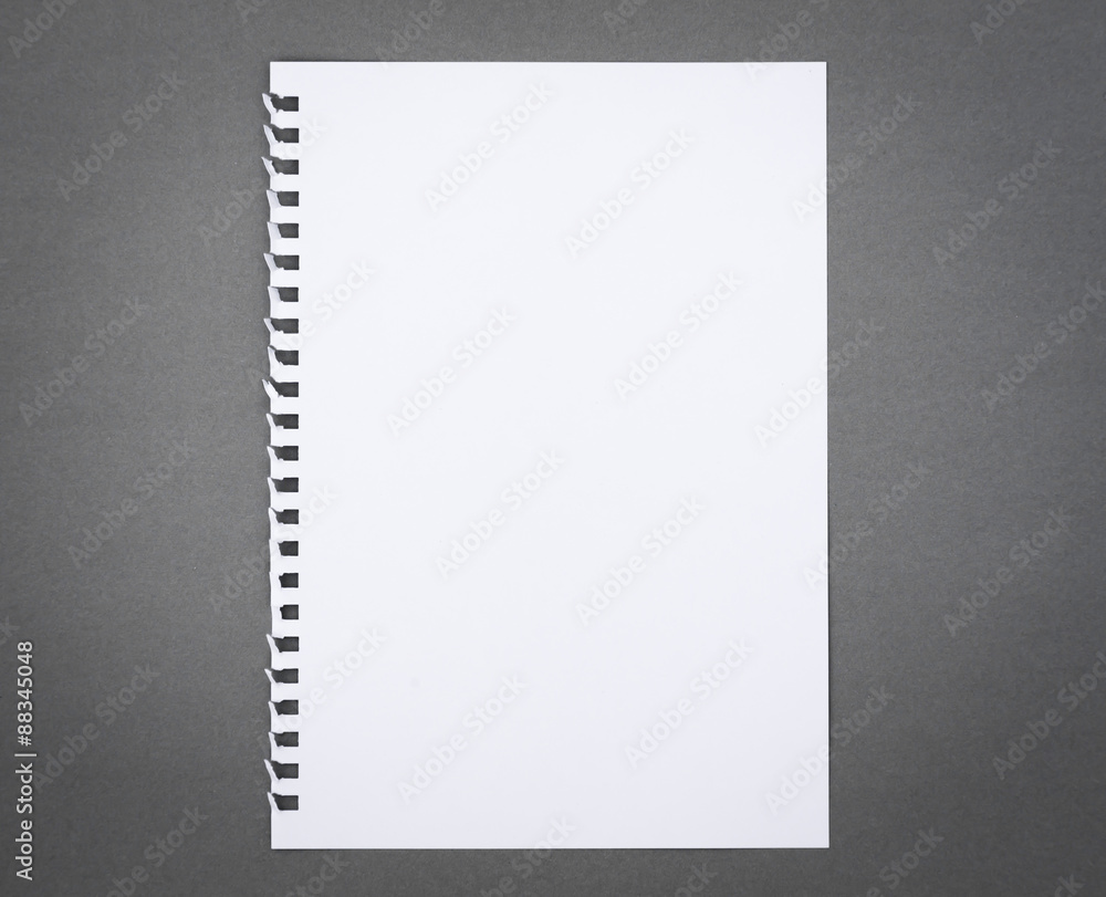 Poster blank notepad notebook paper
