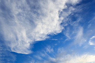 Blue sky with cloud