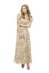 Beautiful girl in dress