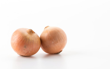 onion isolated on white background