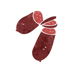 retro cartoon sausage