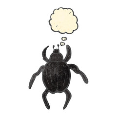 retro cartoon beetle