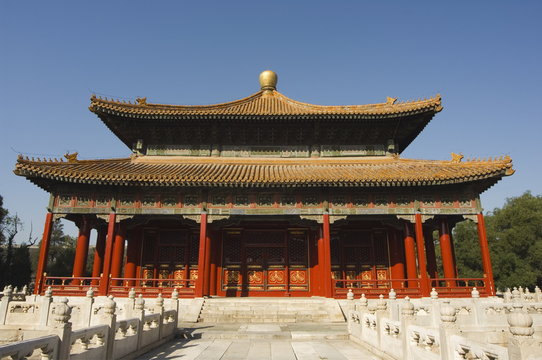 Confucius Temple Imperial College built in 1306 by the grandson of Kublai Khan and administered the official Confucian examination system, Beijing, China