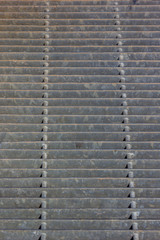 Piso gradeado de metal