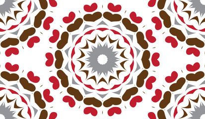 Ethnic seamless patterns. Aztec geometric backgrounds. Stylish navajo fabric. Modern abstract wallpaper. Vector illustration.