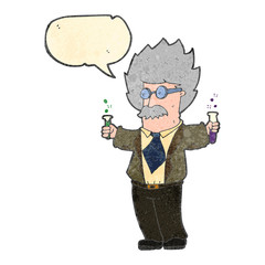 cartoon scientist