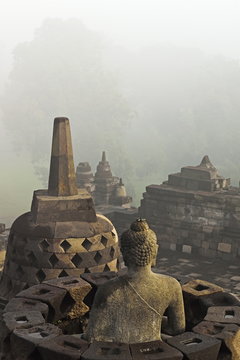 Borobodur, Kedu Plain, Java, Indonesia