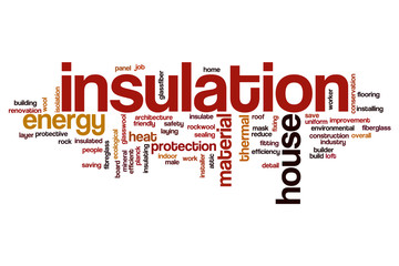 Insulation word cloud concept
