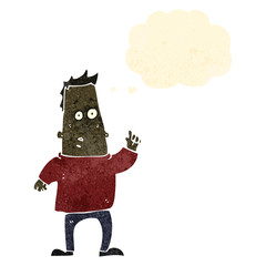retro cartoon man asking question